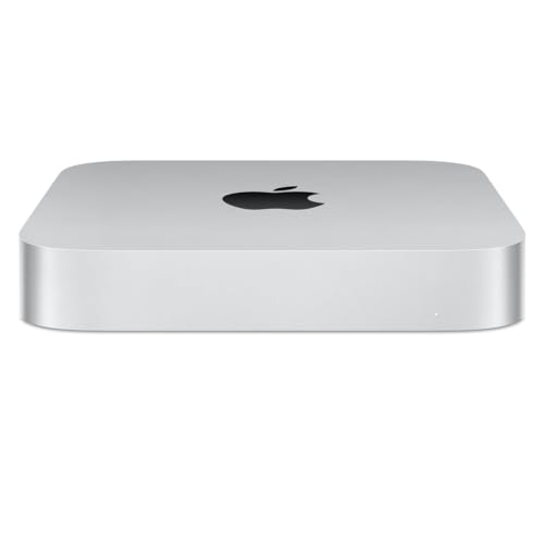 2023 Apple Mac Mini mit Apple M2 Chip mit 8-Core CPU und 10-Core GPU (8GB RAM, 256GB SSD Kapazität) Silber (Generalüberholt)