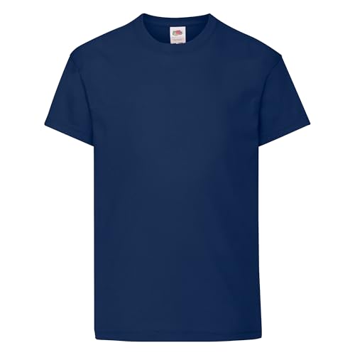 Fruit of the Loom Kids ORIGINAL T | Farbe: Navy, Größe: 128