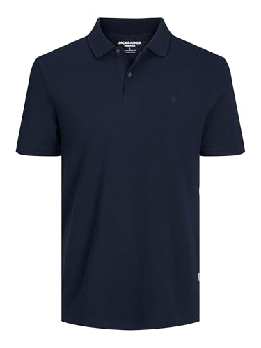 JACK & JONES Herren Polo Shirt Pique Kurzarm Hemd Basic T-Shirt mit Kragen