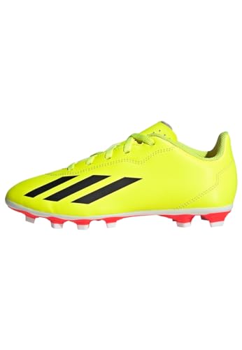 Adidas Unisex X Crazyfast League FG, Solar Yellow/Core Black/Cloud White, 46 EU
