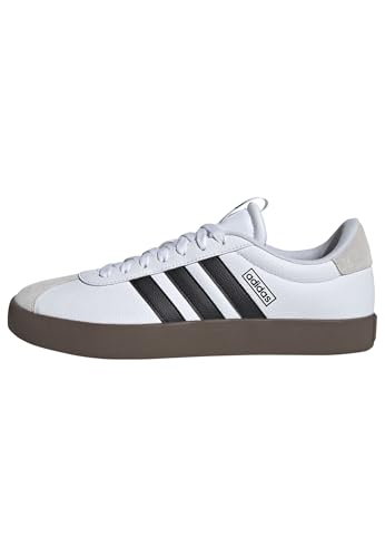 adidas Herren VL COURT 3.0 SHOES, Cloud white/core black/grey one, 43 1/3 EU