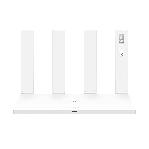 HUAWEI WLAN AX3, 3000 Mbit/s Smart Router, größere Bandbreite mit 160 MHz, Smart Home WLAN-Verwaltung, Automatische Gigabit-WAN/LAN-Anpassung, Keine DSL-Funktion, Weiß