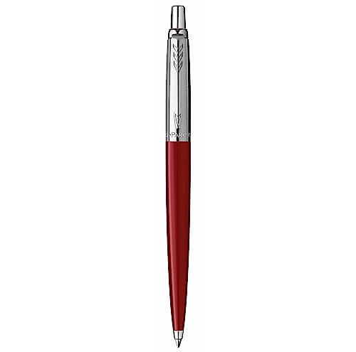 Parker Jotter Originals Kugelschreiber | Klassisches Rot | Mittlere Spitze | Blau Tinte
