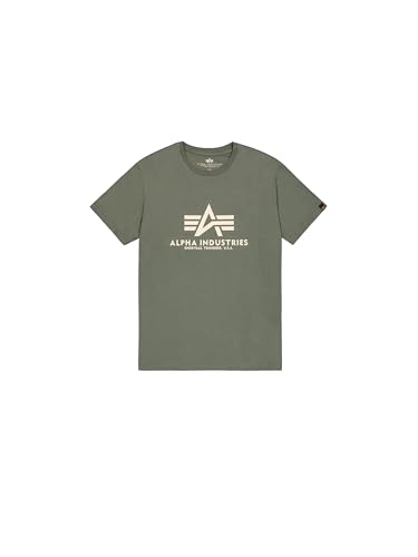 Alpha Industries Basic T-Shirt T-Shirt für Herren Vintage Green