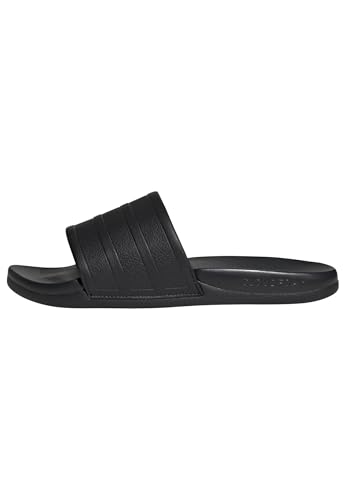 adidas Unisex ADILETTE COMFORT 2.0 SLIDES, core black/core black/carbon, 40.5 EU