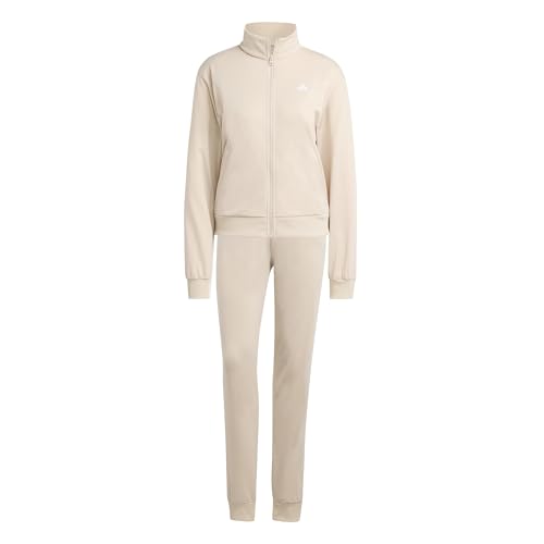 adidas Women's ESSENTIALS FEELCOZY TRACKSUIT, Crystal Linen, M