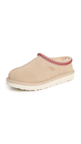 UGG Tasman Ii Damen Hausschuhe, Sand/Dunkle Kirsche, 38 EU