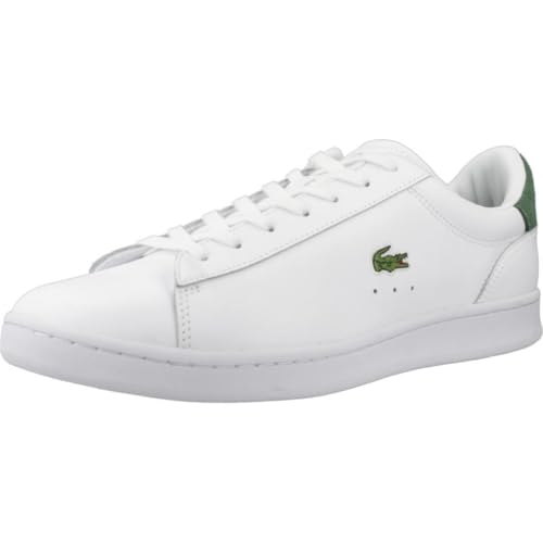Lacoste Carnaby Herren-Sneaker, Weiß/Dunkelgrün, 44 EU