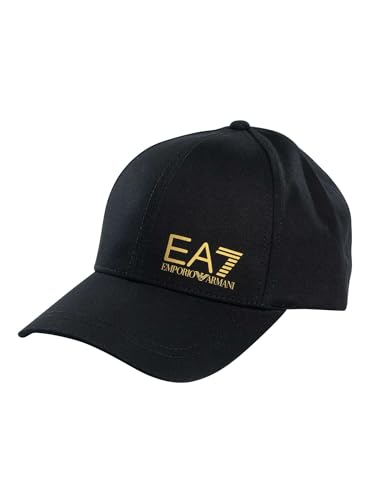 Cappello unisex Emporio Armani EA7 baseball hat black/ gold C25EA04 7X000005 AF11989 M