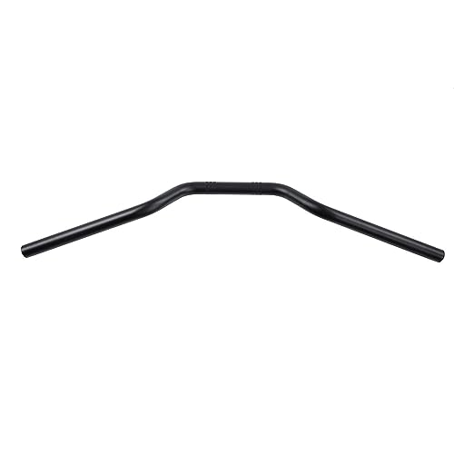 Motorrad-Lenker, 22 Mm Stahl-Motorrad-Tracker-Lenker-Drag-Bar-Ersatzteil (Schwarz)