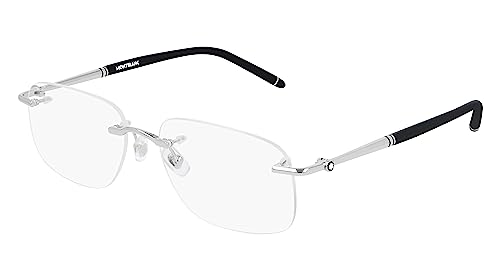 Montblanc Brille MB0071O Silver 56/17/145 Herren