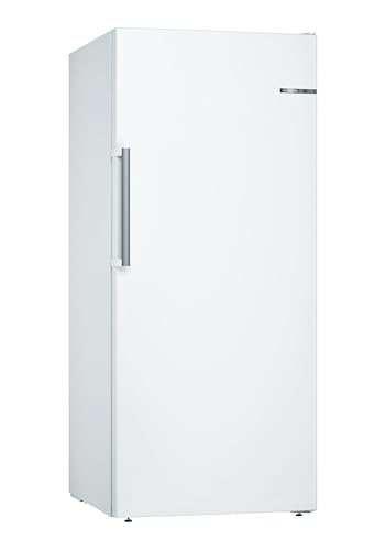Bosch GSN51AWCV Serie 6 Freistehender Gefrierschrank, 161 x 70 cm, 175 kWh pro Jahr, Weiß, 290 L, XXL Größe, LED Beleuchtung, VarioZone, NoFrost