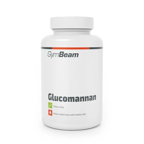 Glucomannan Kapseln aus Konjak Wurzel - 100% Glucomannan, Hochdosiert 3000mg je Tagesdosis, 120 Kapseln, Natürliche Ballaststoffe, Unterstützt das Sättigungsgefühl, Vegan – GymBeam