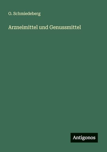 Arzneimittel und Genussmittel
