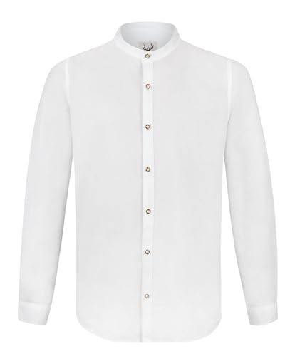 Stockerpoint Herren Trachtenhemd Friedrich I Größe S-3XL I Traditionelles & modernes Design I 100% Baumwolle I Atmungsaktiv & pflegeleicht I Perfekt für Trachten & Festlichkeiten