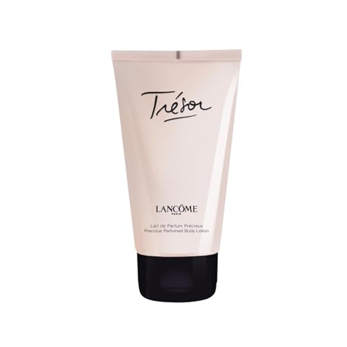 Lancôme Trésor Bodylotion, feuchtigkeitsspendende, wundervoll duftende Lotion mit femininer Duftnote für geschmeidige Haut, 150ml