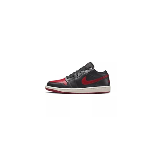 Nike Unisex Air Jordan 1 Low Shoes Sneaker, Black Gym Red Sail, 38 EU
