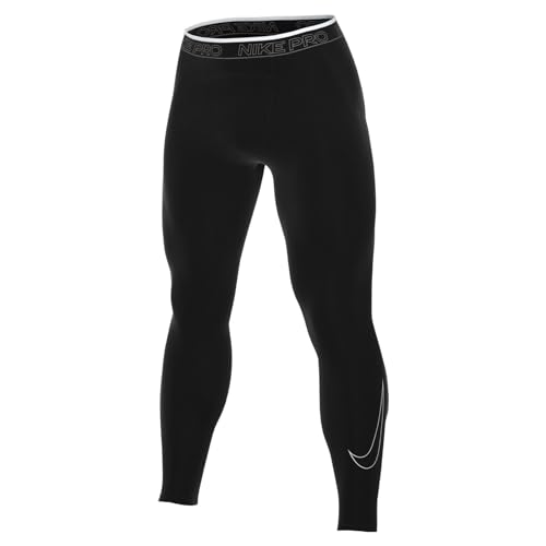 Nike Herren Np Df Leggings, Black/White, L EU