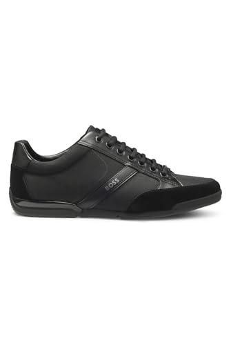 BOSS Men Saturn_Lowp_mx A_N Sneaker Black 43 EU