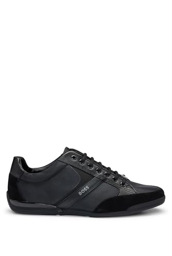 BOSS Men Saturn_Lowp_mx A_N Sneaker Black 43 EU