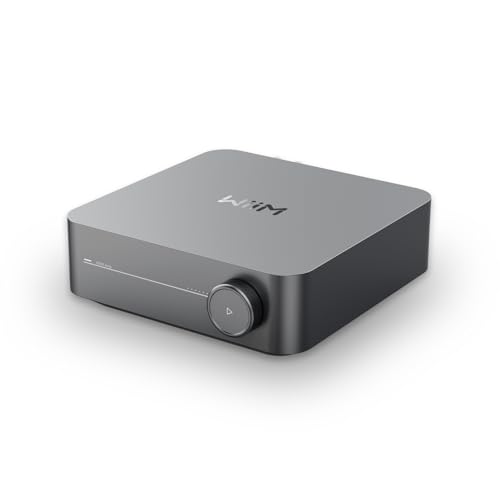 WiiM Amp: Multiroom-Streaming-Verstärker | Kompatibel mit AirPlay, Google Cast, Alexa | HDMI, Sprachsteuerung | Streaming von Spotify, Amazon Music, Tidal & mehr | Space Grau