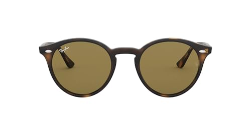 Ray Ban Unisex Sonnenbrille RB2180, Gr. Medium (Herstellergröße: 49), Mehrfarbig (Gestell: havana,Gläser: braun Klassisch 710/73)