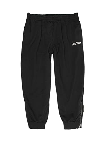 Lavecchia Übergrößen Jogginghose Herren Hose Jogging Freizeit Trainingshose LV-2018 (Schwarz, 7XL)
