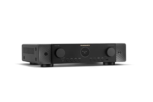 Marantz Cinema 70s 7.2-Kanal AV Receiver, HiFi Verstärker, Alexa kompatibel, 6 HDMI Eingänge und 1 Ausgang, 8K-Video, Bluetooth, WLAN, Musikstreaming, Dolby Atmos, AirPlay 2, HEOS Multiroom, schwarz