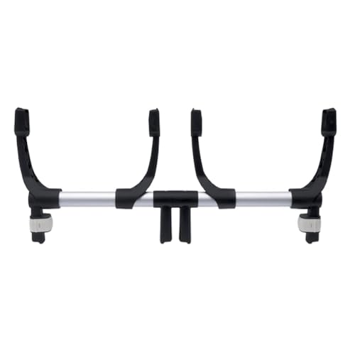 Bugaboo Autokindersitz-Adapter für Donkey Kinderwagen in Twin-Konfiguration, einfaches Click-and-Go-System, Schwarz