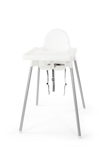 IKEA Antilop Hochstuhl mit Tablett, Weiß