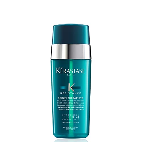 KERASTASE Resistance, stärkendes und heilendes Serum mit Hitzeschutz, für überbeanspruchtes und stark geschädigtes Haar, mit Fibra-Kap, S©rum Th©rapiste, 2x15ml