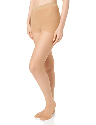 Nur Die Goodbye Laufmaschen 20 DEN Strumpfhose verhindert Laufmaschen transparente Fein-Strumpfhose matte Optik Damen, puder, M