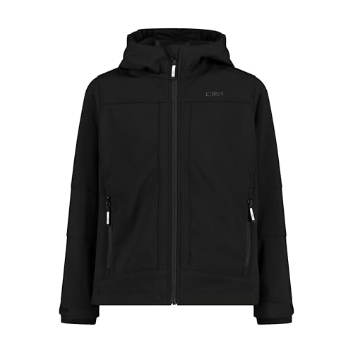 CMP - Kinderjacke mit fester Kapuze, Schwarz, 140