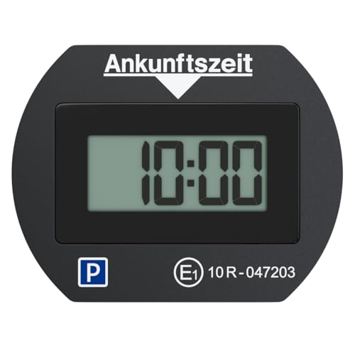 Needit elektronische Parkscheibe Park Lite I automatische Parkscheibe elektrisch mit Zulassung vom Kraftfahrt-Bundesamt I Digitale Parkuhr mit 2 Displays & vielen Funktionen, langlebig & zuverlässig