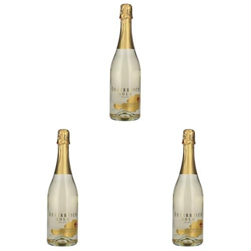 Österreich Gold - mit 23 Karat Blattgold (1 x 0.75 l) (Packung mit 3)