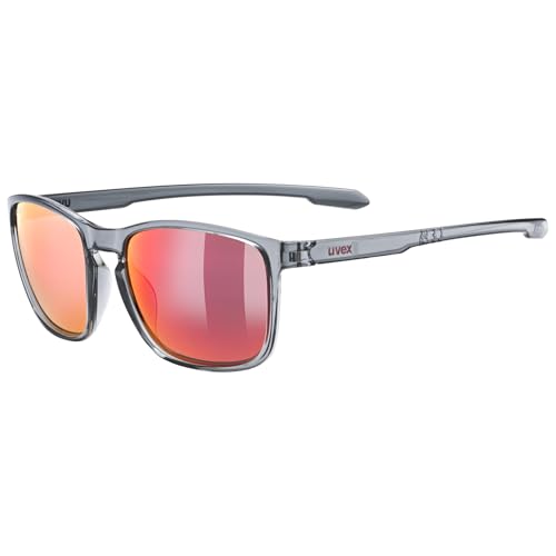 uvex LGL 52 - Sonnenbrille für Damen und Herren - starker Schutz vor Sonnenstrahlung - 100% UVA-, B, C Schutz - smoke - one size