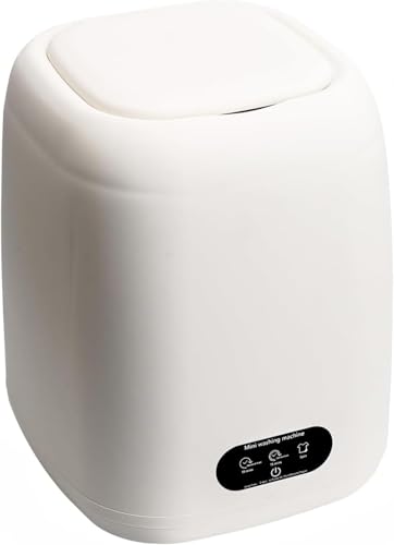 Koeutoze Portable Mini Waschmaschine, 9L Mobile Waschmaschine mit Schleuder, LCD-Touchscreen, Tragbare Wash maschine für Wohnmobil(Waschvorgang: <60dB)