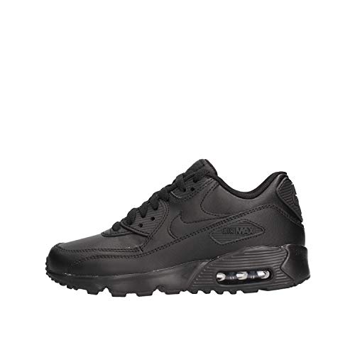 Nike Jungen Air Max 90 Ltr (Gs) Laufschuhe, Schwarz, 36 EU
