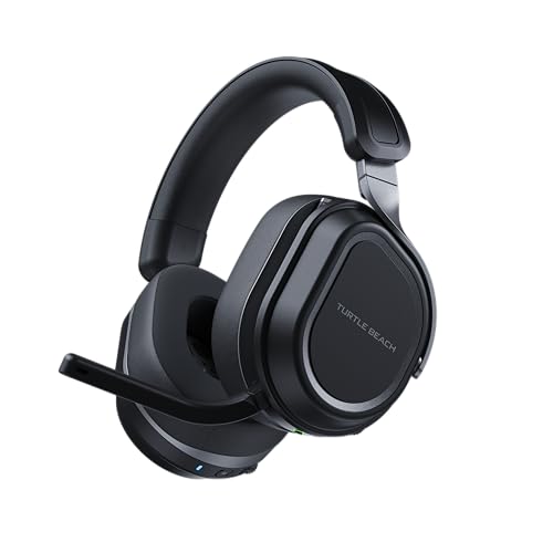 Turtle Beach Stealth 700 Kabelloses Multiplattform-Headset für PS5, PS4, PC und Mobilgeräte, Schwarz
