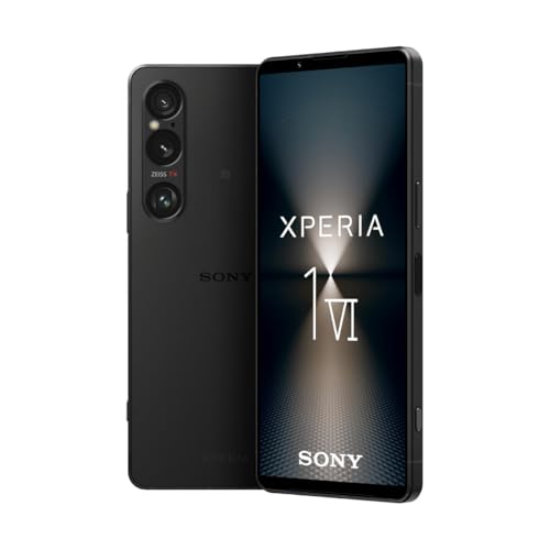 Sony Xperia 1 VI Smartphone 6,5 Zoll 5G Nano SIM 256GB Schwarz