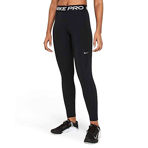 Nike Damen W Np 365 Tights, Black/White, S EU