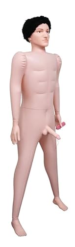 Hidden Desire Big Billie Aufblasbare Liebespuppe 180 cm – Inflatable Male Doll aus PVC & Silikon – Realistische Vibrationspuppe für Erwachsene – Remote-Control Blow Up Doll