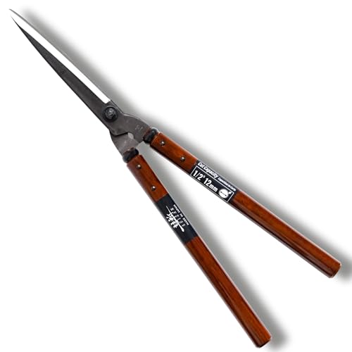 SUIZAN Heckenschere 575mm - Professionelle Japanische Gartenschere für präzises Schneiden Buchsbaum schere Gartengeräte