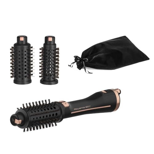 Rowenta Ultimate Experience CF9625 Brosse soufflante à air chaud À chaleur Noir, Bronze 750 W