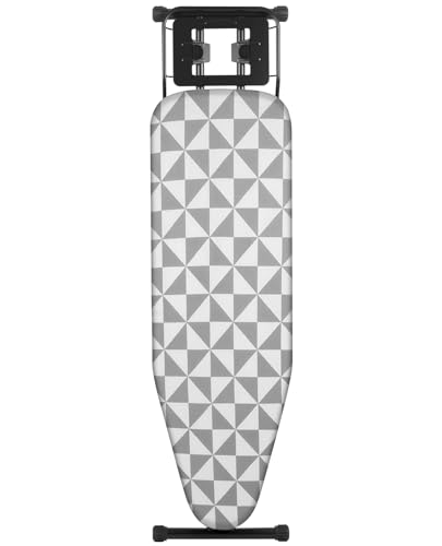 Aoufottes Bügeltisch Professional Bügelbrett klappbares Stabil Bügelbretter Metall, Ironing Board - 120x39 cm,verstellbare Höhe