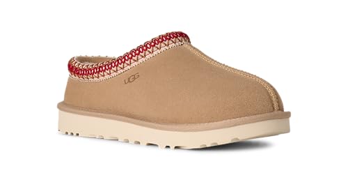 UGG Tasman Ii Damen Hausschuhe, Sand/Dunkle Kirsche, 38 EU