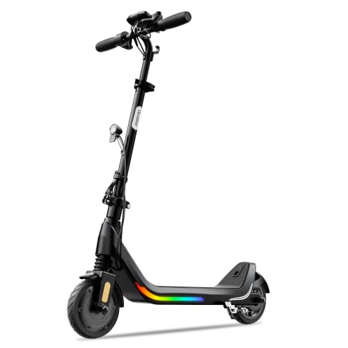 iScooter Kinder E Scooter mit Musik & Licht für 8-14-16 Jahre, 300W Eektroroller für Teenager mit Max 19KM Reichweite, 7