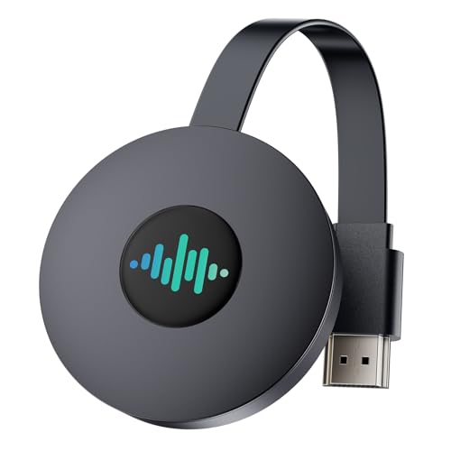 4K 5G Wireless HDMI dongle, Miracast HDMI Screen Mirroring Display, 2,4/5G Hz Transmitter and Receiver Streaming von Video/Audio/Dateien Übertragung von Laptop, PC, Smartphone auf TV, Beamer, Monitor