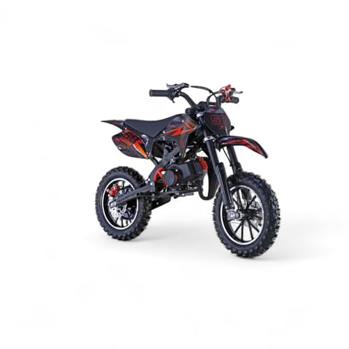 KXD 703 2Takt - 4Takt 49ccm Dirt Bike Dirtbike CrossBike Enduro DirtBike pocket 49cc Pitbike PocketBike Motocross Motorrad Motorbike Motorsport Pocket (Orange, KXD 703A 2Takt)