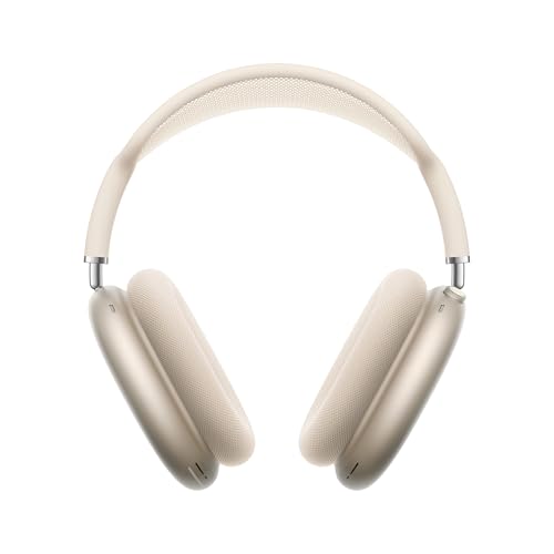 Apple AirPods Max 2 kabellose Over-Ear Kopfhörer, Aktive Geräuschunterdrückung, Adaptives Audio, Personalisiertes 3D Audio, Live Übersetzung – Polarstern ​​​​​​​